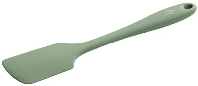 Produktbild von KÜCHENPROFI Teigschaber aus Silikon, jade, 27,5 x 5 x 2,5 cm, hitzebeständig bis 270 °C, für beschichtetes Kochgeschirr