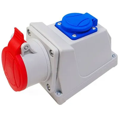 Obrázek produktu pro Zásuvka 380V+230V ELEKTROMET GSC-32A/4