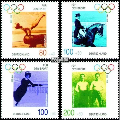 Produktbild von Briefmarken BRD (BR.Deutschland) 1996 Mi 1861-1864 (kompl.Ausgabe) postfrisch Sporthilfe
