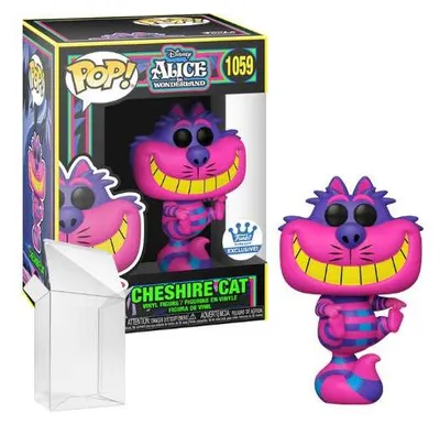 Productafbeelding van Funko Pop! Disney: Cheshire Cat (Blacklight) - #1059, exclusief Funko-product met blacklight-effect