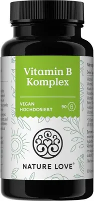 Produktbild von Nature Love Vitamin B Komplex | 90 Kapseln | vegan