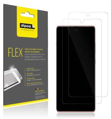 Produktbild von 2x Schutzfolie für OnePlus Ace3 Folie, 100% Displayabdeckung, dipos Flex