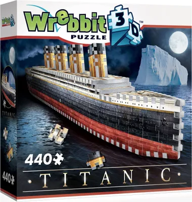Immagine prodotto di Wrebbit 3D Puzzle 440 el Titanic