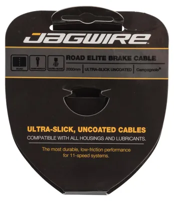 Obrázok produktu pre Lanko cestnej brzdy Jagwire 93EL2000 - Elite Polished Ultra-Slick Stainless - 1.5x2000mm - Campagnolo