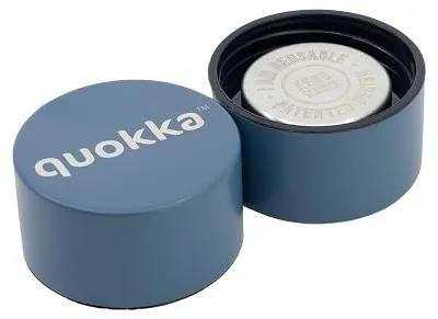 Produktbild von Quokka Thermoflasche 630ml Edelstahl doppelwandig blau - Isolierflasche