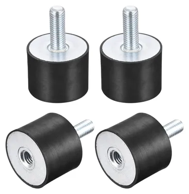 Obrázek produktu pro Gumové držáky M10, 4 kusy, rozměry 40 mm x 30 mm