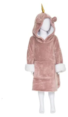 Obrázek produktu pro Dětská deka s kapucí, růžová