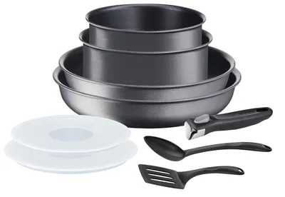 Kochgeschirr-Set, 9-teilig, Aluminium, Antihaft, Induktion