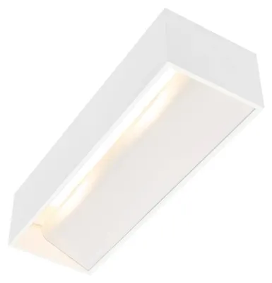 Productafbeelding van Witte wandspot Logs In L met led