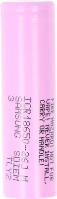 Produktbild von Samsung ICR18650-26J, 2600mAh, 3,6V - 3,7V ungeschützt Abmessungen 64,8x18,2mm beachten