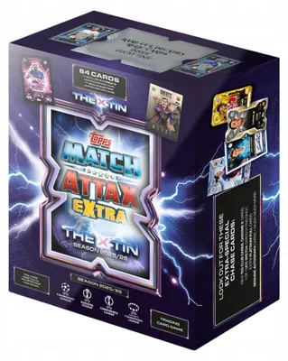 Produktbild von X Tin Match Attax Extra 2025/26 UEFA Champions League Football Cards tin