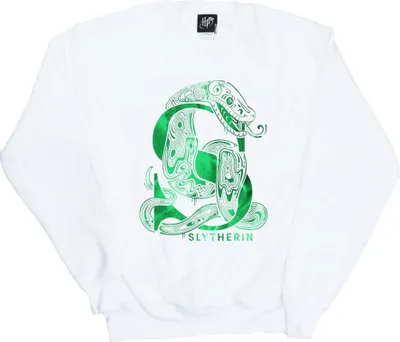 Produktbild von Harry Potter - "Slytherin" Sweatshirt für Damen BI20657 (M) (Weiß)