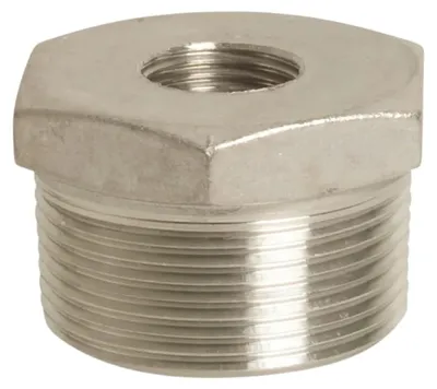 Immagine prodotto di Raccordo Riduzione Inox 4" x 2": Acciaio Inox Filettato
