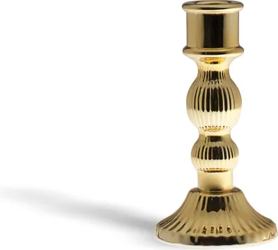 Immagine prodotto di Excelsa Portacandele in vetro 8xH15x8 cm Oro