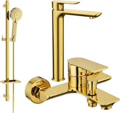 Immagine prodotto di Mexen Alfa DQ40 set da bagno, oro - 745713DQ40-50
