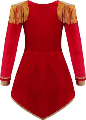 Immagine prodotto di Ragazze Circo Costume Taglia 128 Cm Ringmaster Costume di Natale Body manica lunga Ringmaster Cosplay Outfits Carnevale Fasching