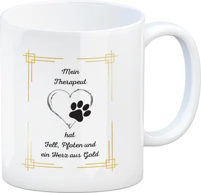 Produktbild von Hund Kaffeebecher eine bunte Tasse für Tierliebhaber