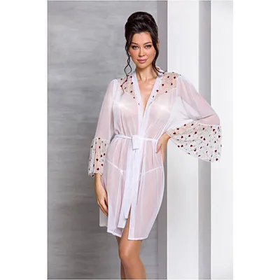 Image de Passion LOVELIA Peignoir (White) L/XL