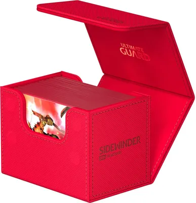 Produktbild von ULTIMATE GUARD Sidewinder 80+ Xenoskin Monocolor, Deck-Box, Rot