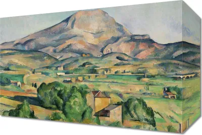 Produktbild von Bild 30x20cm Mont Sainte-Victoire, Paul Cezanne Vintage für das Wohnzimmer