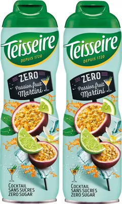 Produktbild von Teisseire Getränke-Sirup Passion Fruit Martini Maracuja 0% 600ml (2er Pack)