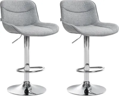 Immagine prodotto di set di 2 sgabelli da bar moderni - sgabelli eleganti - comfort ergonomico