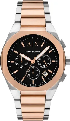 Produktbild von Zegarek męski ARMANI EXCHANGE AX4181 różowe złoto fashion