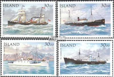 Produktbild von Briefmarken Island 1995 Mi 828-831 (kompl.Ausg.) postfrisch Postschiffe