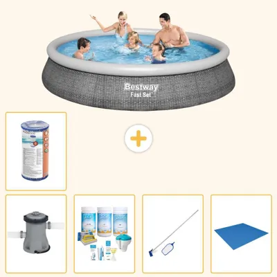 Productafbeelding van Bestway Fast Set, rond - 396x84 cm - 6-delig, model S21447