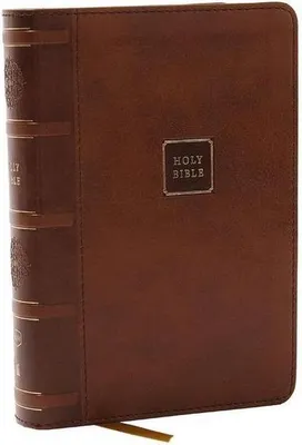 Obrázek produktu pro KJV Holy Bible: Compact with 43,000 Cross References, Brown Leathersoft, Red Letter, Comfort Print: King James Version