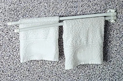 Produktbild von Handtuchhalter 2 Arm Metall. BÍ