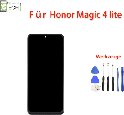 Produktbild von Für Honor Magic 4 Lite 5G LCD Display mit Rahmen Touchscreen Bildschirm Ersat...
