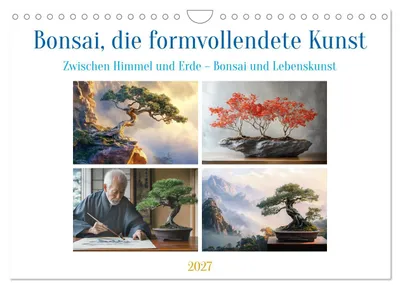 Produktbild von Bonsai, die formvollendete Kunst (Wandkalender 2027 DIN A4 quer), CALVENDO Monatskalender