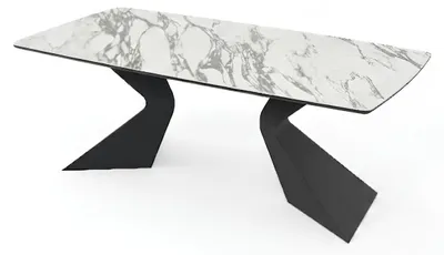 Productafbeelding van Eettafel, modern, wit, prestigieus, elegant, monumentaal, minimalistisch