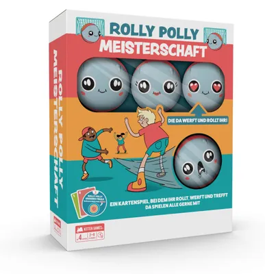 Obrázek produktu pro Rolly Polly, soutěžní hra pro 2–6 hráčů, věk 4+, dětská hra