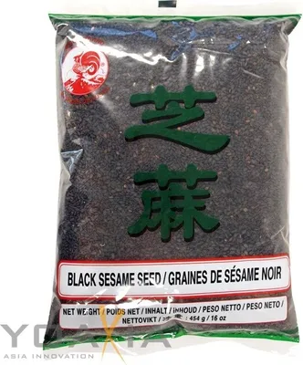 Produktbild von 3er-Pack COCK Sesamsamen, schwarz (3x 454kg) | Sesam | Black Sesame Seed