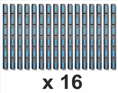 Produktbild von Marina Black 8 Set mit 16 Stück - Stegfender, Bootsfender zum Schutz von Motorbooten, Booten, Jetskis, Yachten 98x8x6cm SUPERHIT DER SAISON 2024