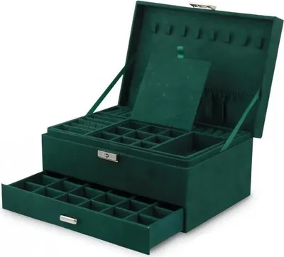 Image de Boîte à bijoux élégante, de couleur verte