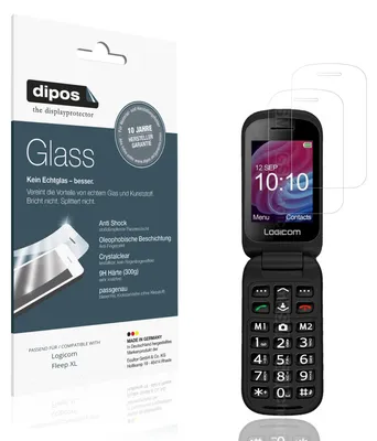 Image de 2x Protection ecrán pour Logicom Fleep XL Verre souple Film Protecteur 9H dipos