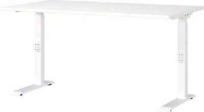 Produktbild von Schreibtisch 140cm, weiß, MEMPHIS-01