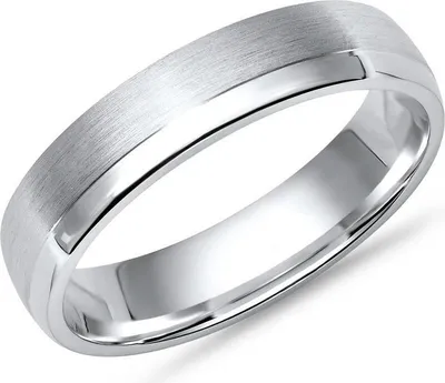 Produktbild von Unique Silberring 925 Sterling Silber matt 4,5mm breit R8525