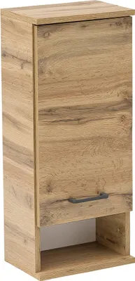 Produktbild von MÖBELPARTNER Bad-Hängeschrank Nora 144940 eiche landhaus 30,3 x 20,5 x 70,8 cm