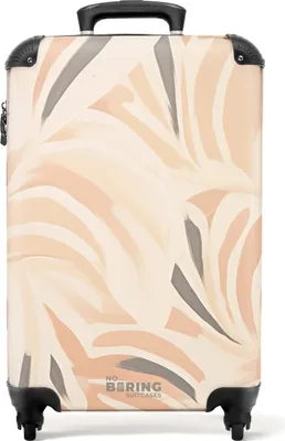 Obrázek produktu pro NoBoringSuitcases.com® Kufr Příruční zavazadlo Kufr na kolečkách Malý cestovní kufr na 4 kolečkách - Abstract sweeping - Cabin Size < 55x40x23 cm & 55x40x20 cm - Foto kufr - Příruční kufr - Palubní zavazadloPříruční zavazadlo Kufr 55x35x20 cm, 36L,