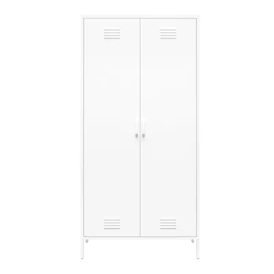 Produktbild von Schrank mit 2 Türen in Metall weiß