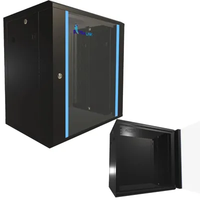 Produktbild von Extralink 12U 600x450 Black | Rack cabinet | wall-mounted