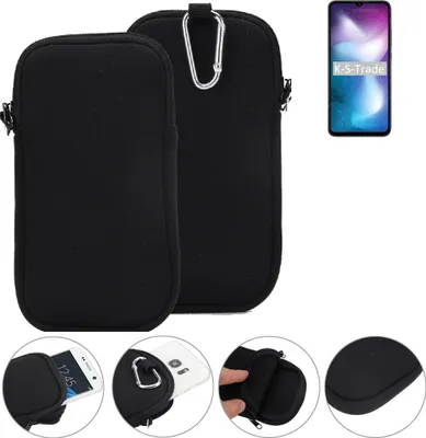 Produktbild von K-S-Trade Neopren-Hülle Handyhülle kompatibel mit Xiaomi Redmi 9 Activ Schutzhülle Neoprenhülle Sleeve Schutz-Hülle Gürtel Tasche Case Holster