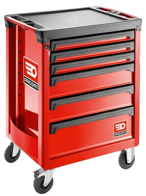 Image de FACOM Servante d'atelier ROLL M3 6 Tiroirs Rouge - ROLL.6M3APF