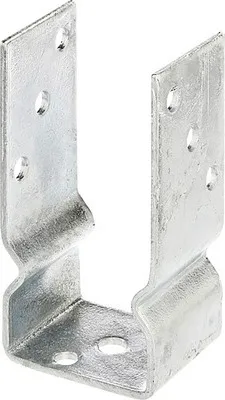Produktbild von U-Pfostenträger z. Aufschrauben 71 x 150 mm, feuerverzinkt, 1 Stück