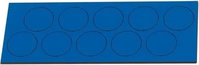Produktbild von Magnetische Symbole Kreis 20mm VE=10 Stück dunkelblau