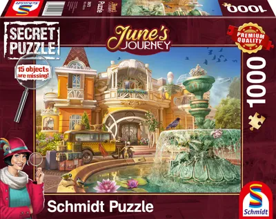 Produktbild von SCHMIDT Geheimpuzzle June's Journey: Orchid Manor 1000 Teile